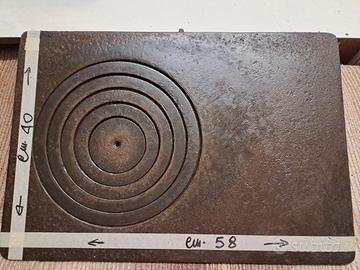 piastra per stufa a legna