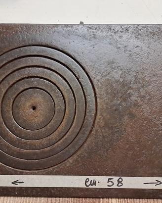 piastra per stufa a legna