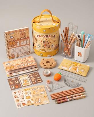 Set cancelleria capybara