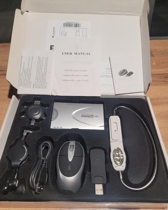 Kit wireless mouse,card reader usb hub,LED U