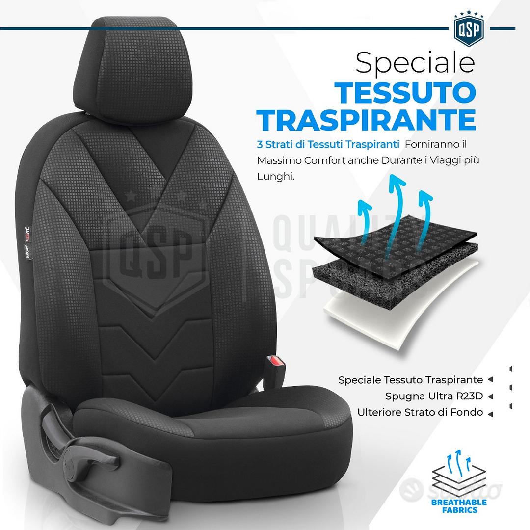 Subito - RT ITALIA CARS - COPRISEDILI per Fiat Panda Tessuto e Pelle  Complet - Accessori Auto In vendita a Bari