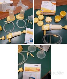 🍼 Kit Doppio Tiralatte Medela + Ricambi NUOVI 🏥