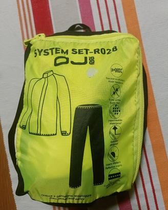 Completo antipioggia OJ taglia 2XL