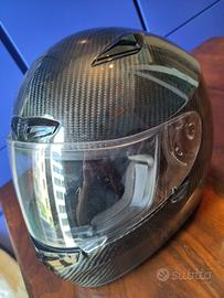 Caschi Leopard Fibra Carbonio + Givi Geneve 30.3