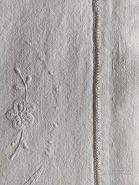 lenzuola matrimoniali vintage ricamate a mano