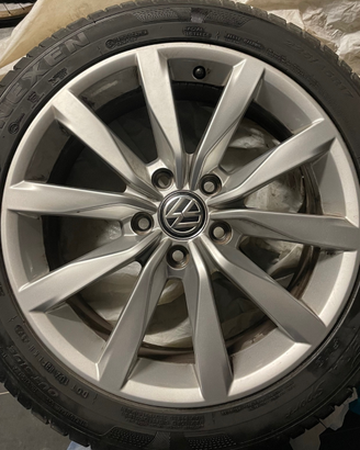 Set 4 Cerchi 17" Originali VW Dijon + GOMME ESTIVE