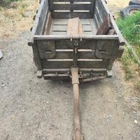 carretto in legno militare 