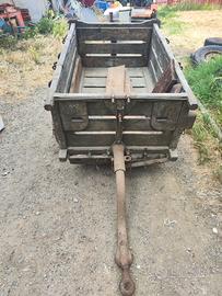 carretto in legno militare 