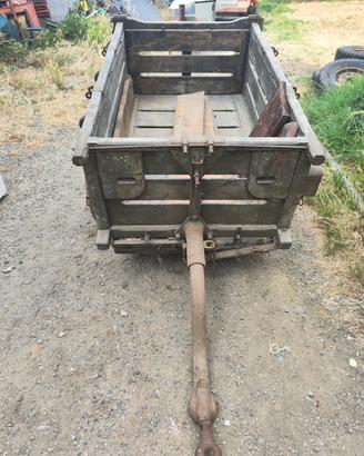 carretto in legno militare 