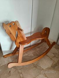 Cavallo a Dondolo Legno Bambini