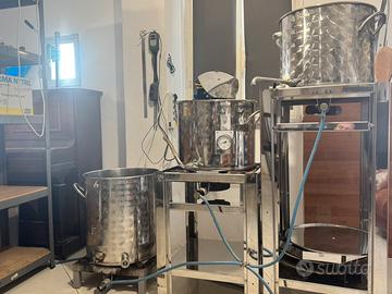 Impanto per produzione birra 60 lt