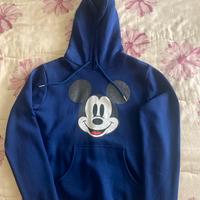 felpa blu di topolino