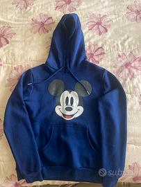 felpa blu di topolino