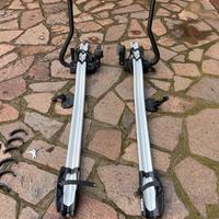 2xThule ProRide 598 Porta bici da tetto+4kit Thule