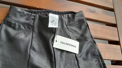 pantaloni leggins  tg s ecopelle calzedonia 