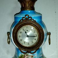 Antico orologio in ceramica bayard fabb. francese