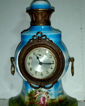 Antico orologio in ceramica bayard fabb. francese