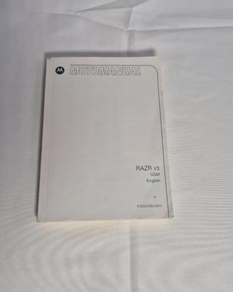 Manuale Originale Multilingua Motorola Razr V3