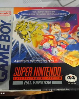 super game boy boxato con scatola Nintendo 