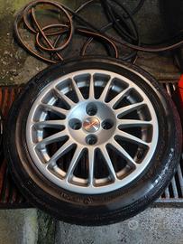 Cerchi OZ Racing 15" 4x100 e gomme