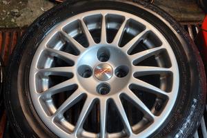 Cerchi OZ Racing 15" 4x100 e gomme