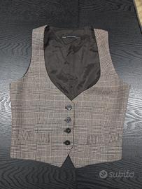 Gilet ZaraBasic S modello reporter Principe Galles