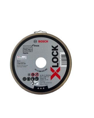 Bosch X-LOCK Dischi Taglio Inox 125mm – 10 Pezzi