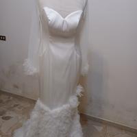 meraviglioso abito da sposa atelier zea