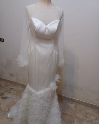 meraviglioso abito da sposa atelier zea
