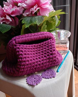 clutch bag+orecchini 