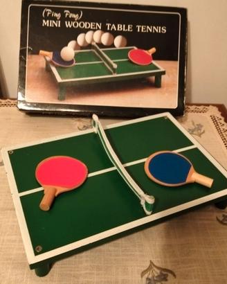 Gioco ping-pong in miniatura