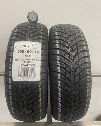 165 60 r14 75h 2 gomme nexen 4 stagioni