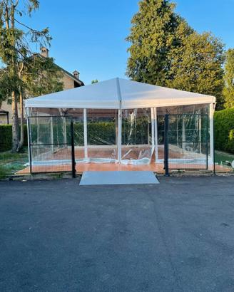 GAZEBO TENDONE 8x8 DA GIARDINO