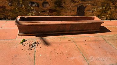 Antica Cassetta in Cotto Artigianale - 82 cm