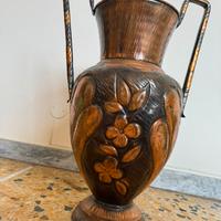 Vaso, Anfora portaombrelli in rame vintage H 62cm