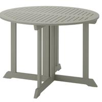 IKEA BONDHOLMEN Tavolo da giardino, grigio, 108 cm