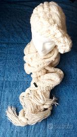 coordinato Basco e Sciarpa Benetton in Lana Grossa