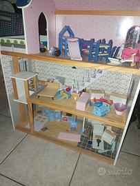 nuovissima casa delle bambole in legno 