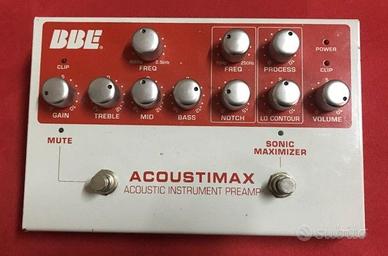 BBE ACOUSTIMAX preamplificatore chitarra acustica