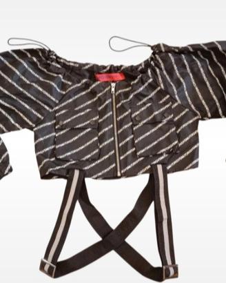 Giacca a vento cropped Orgvsm