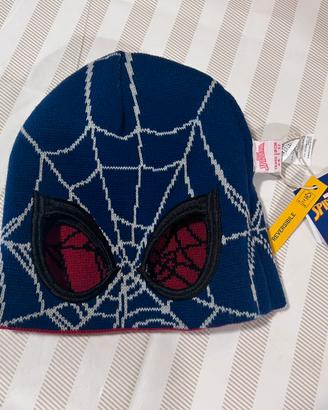 Cuffia berretto spiderman reversibile marvel