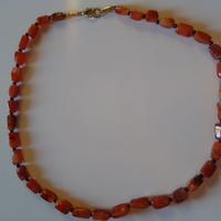 Collana vintage in corniola