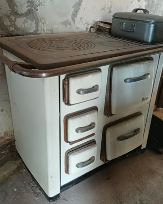 Cucina Economica a Legna Vintage Astra, anni '60