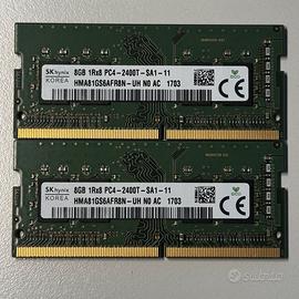 RAM laptop DDR4 SODIMM 2x8 GB 2400MHz - TOT 16GB