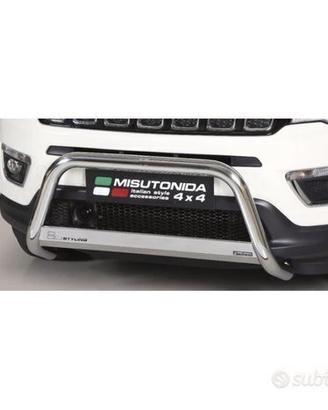 Jeep Compass 2017>2024 Bull Bar e pedane inox