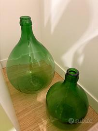 Damigiane vintage verdi