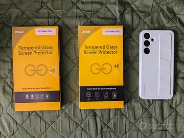 4 Pellicole e Cover originale - Samsung S24+