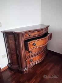 Cassettiera in legno