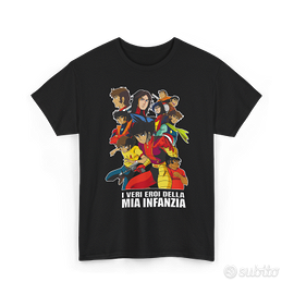 T-shirt Piloti robot anni 80