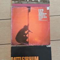 3 LP U2 rattle and hum, under Blood the unforgett